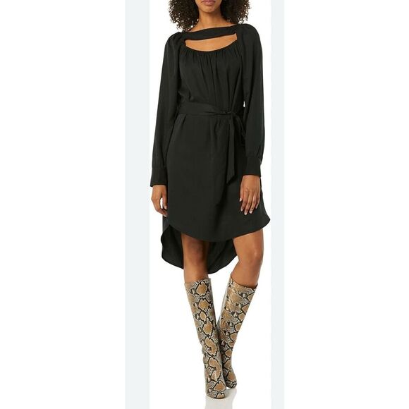 NEW TEREA Zora Women's Mini Dress with Neck Belt S - Picture 1 of 6